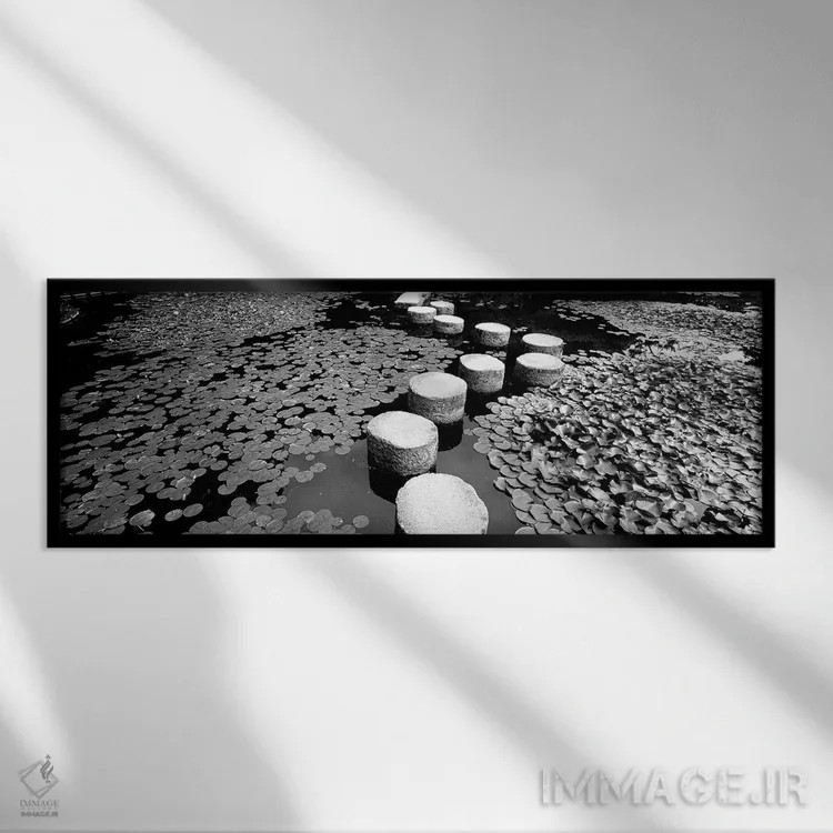 تابلو دکوراتیو Kyoto, Japan II,باغ معبد، کیوتو، ژاپن II اثر پانورامیک ایمجز - نمای قابدار مشکی