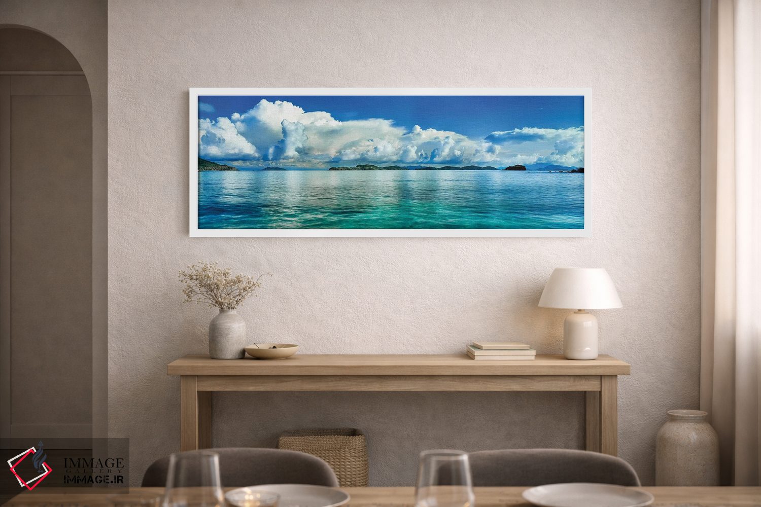 تابلو دکوراتیو "ساحل یاقوتی، سنت توماس، جزایر ویرجین ایالات متحده" اثر پانورامیک ایمجز - D1W