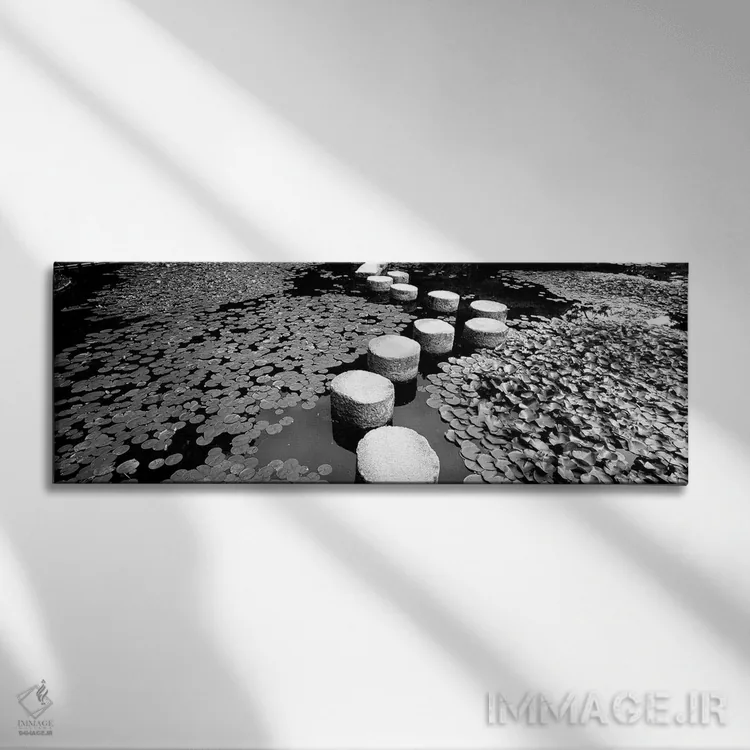 تابلو دکوراتیو Kyoto, Japan II,باغ معبد، کیوتو، ژاپن II اثر پانورامیک ایمجز - نمای روبهرو روی دیوار