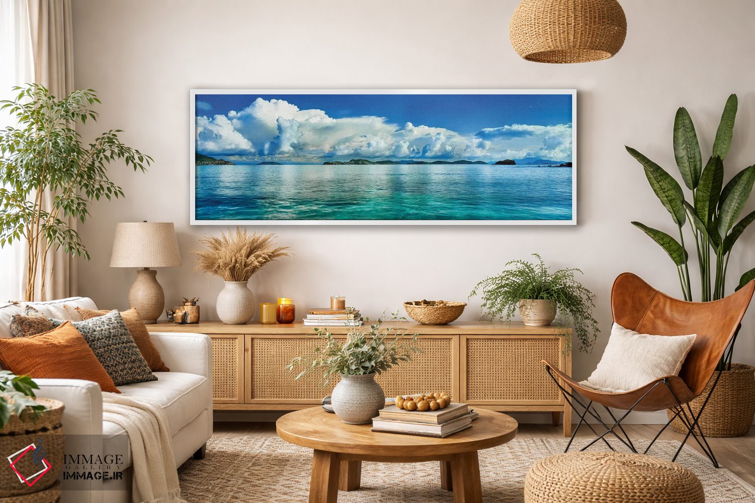 تابلو دکوراتیو "ساحل یاقوتی، سنت توماس، جزایر ویرجین ایالات متحده" اثر پانورامیک ایمجز - D3W