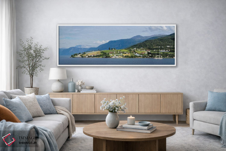تابلو دکوراتیو Vangsnes, Vik, Sogn Og Fjordane County, Norway,منظره دی… اثر پانورامیک ایمجز - D3W
