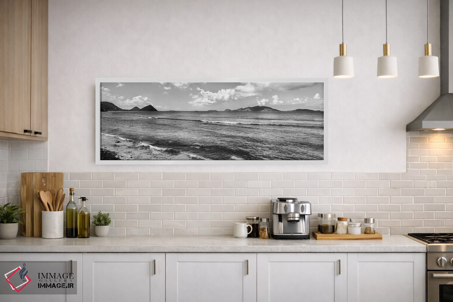 تابلو دکوراتیو British Virgin Islands ,ساحل شمالی و جزیره جاست ون دایک… اثر پانورامیک ایمجز - D1W