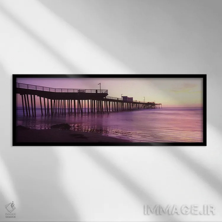 تابلو دکوراتیو Pismo Beach, San Luis Obispo County, California, USA I… اثر پانورامیک ایمجز - نمای قابدار مشکی