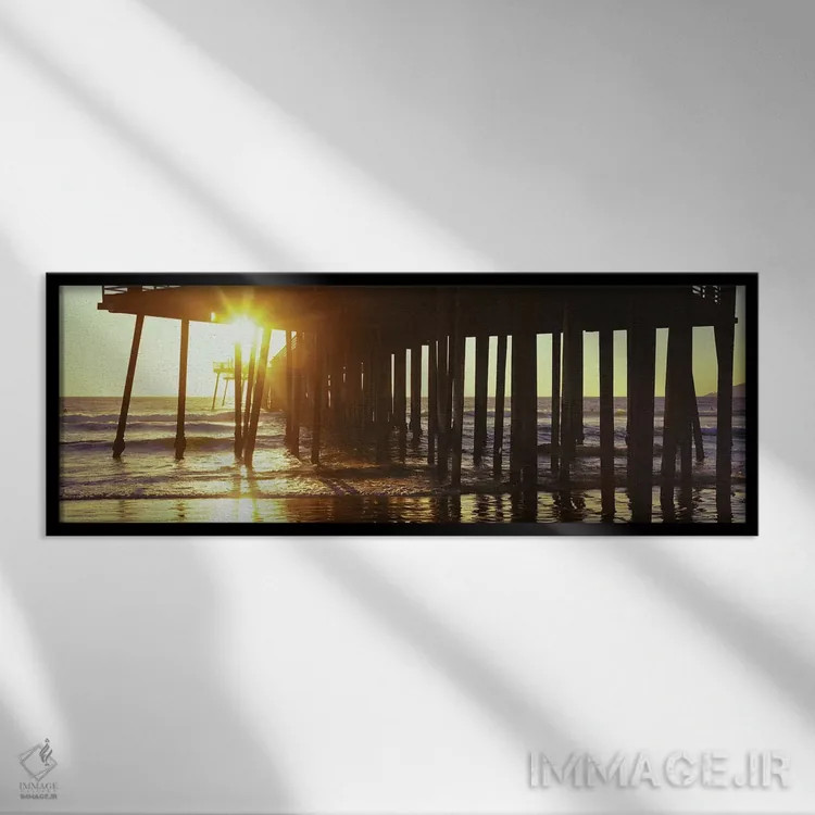 تابلو دکوراتیو Pismo Beach, San Luis Obispo County, California, USA II… اثر پانورامیک ایمجز - نمای قابدار مشکی