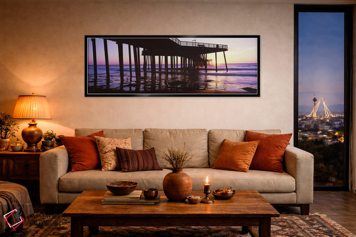 تابلو دکوراتیو Pismo Beach, San Luis Obispo County, California, USA II… اثر پانورامیک ایمجز - D5B