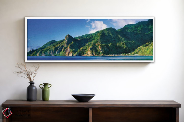 تابلو دکوراتیو Saint Lucia, South West Coast, Dominica, Caribbean" - "… اثر پانورامیک ایمجز - D1W
