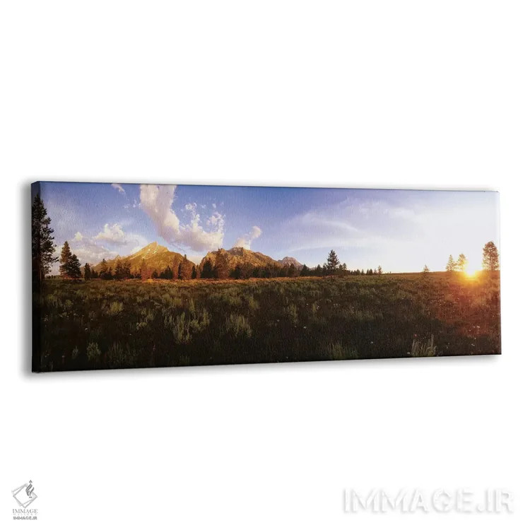 تابلو دکوراتیو Grand Teton National Park, Wyoming, USA" - "طلوع آفتاب… اثر پانورامیک ایمجز - نمای پرسپکتیو محصول