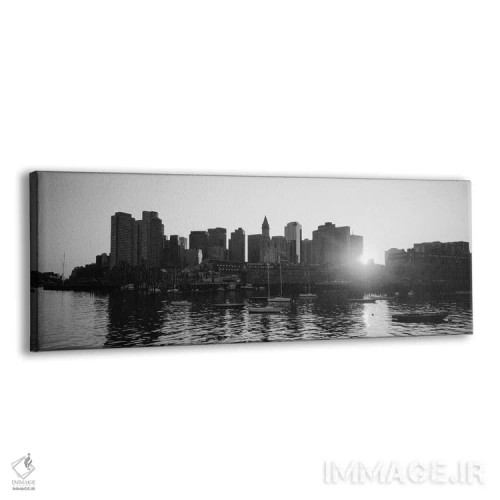 تابلو دکوراتیو Boston, Massachusetts, USA " - "غروب آفتاب بر فراز آسما… اثر پانورامیک ایمجز - نمای پرسپکتیو محصول