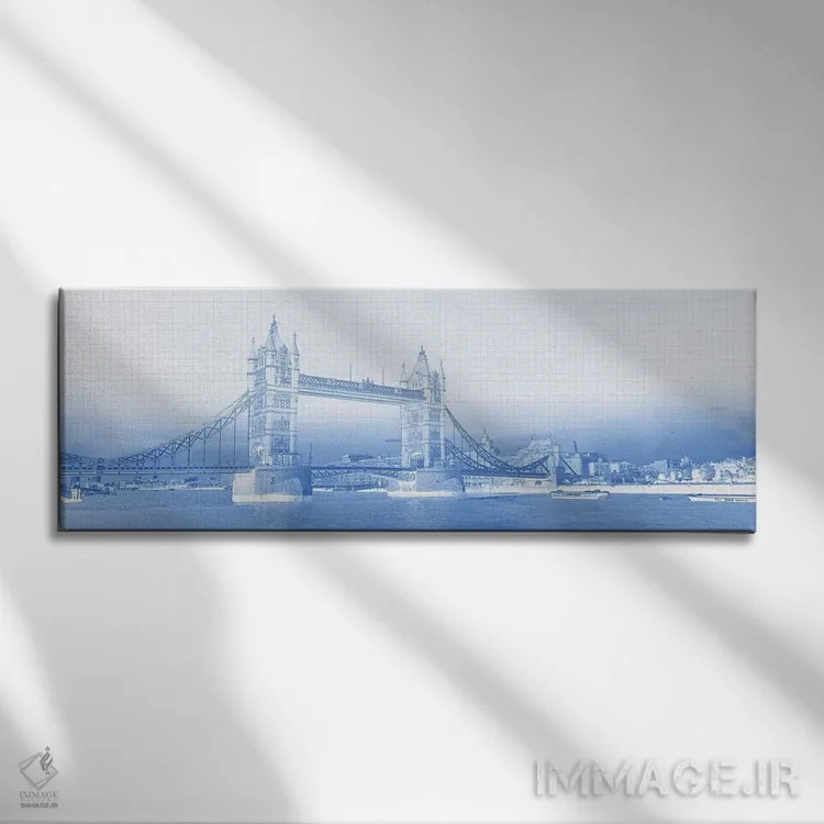 تابلو دکوراتیو London, England" - "پل برج، رودخانه تیمز، لندن، انگلستا… اثر پانورامیک ایمجز - نمای روبهرو روی دیوار