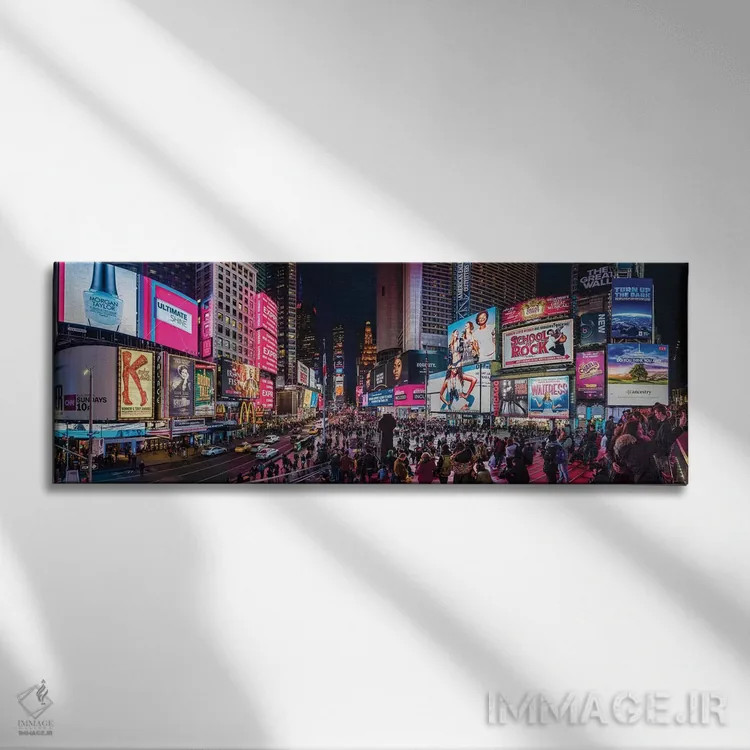 تابلو دکوراتیو Manhattan, New York City, New York State, USA" - "تایمز… اثر پانورامیک ایمجز - نمای روبهرو روی دیوار