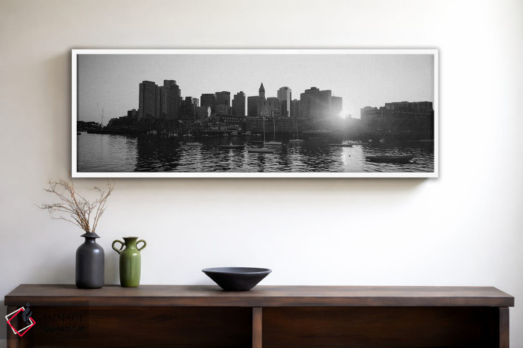 تابلو دکوراتیو Boston, Massachusetts, USA " - "غروب آفتاب بر فراز آسما… اثر پانورامیک ایمجز - D1W