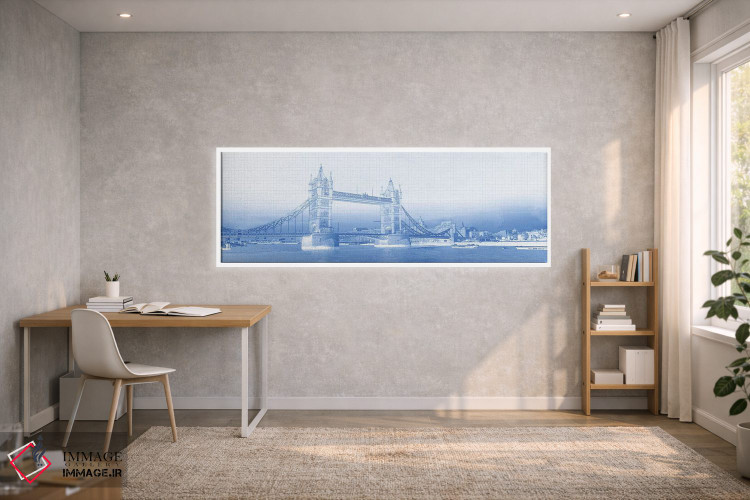 تابلو دکوراتیو London, England" - "پل برج، رودخانه تیمز، لندن، انگلستا… اثر پانورامیک ایمجز - D1W