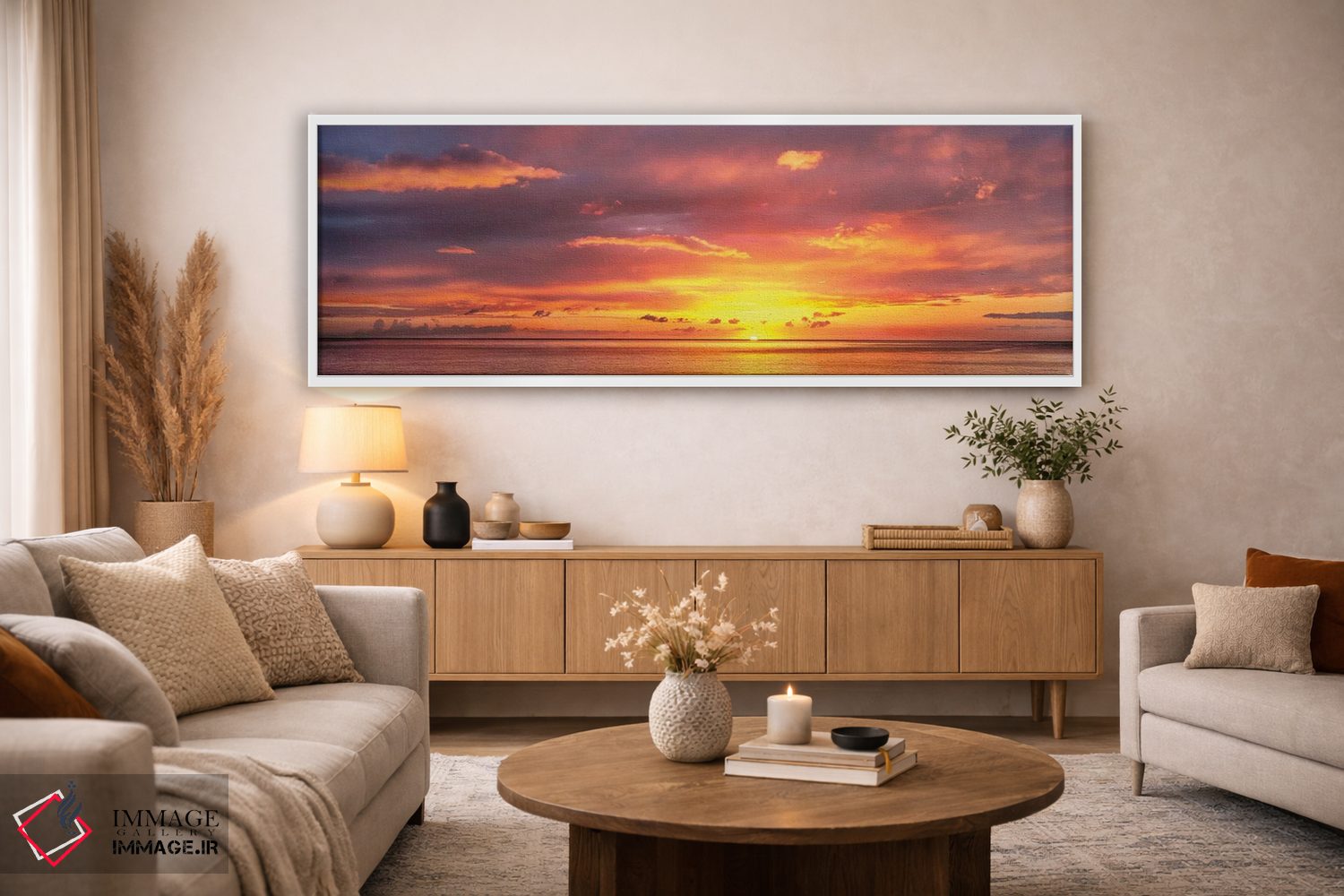 تابلو دکوراتیو West Coast, Dominica, Caribbean" - "غروب آفتاب بر فراز… اثر پانورامیک ایمجز - D4W