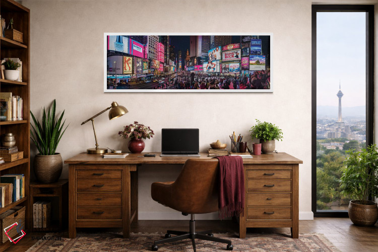 تابلو دکوراتیو Manhattan, New York City, New York State, USA" - "تایمز… اثر پانورامیک ایمجز - D1W