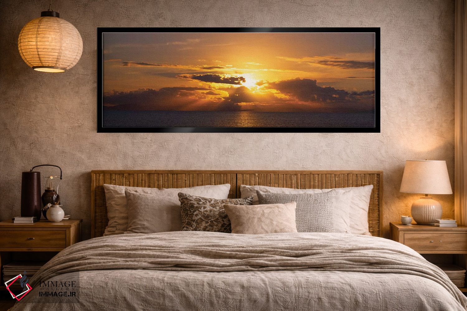 تابلو دکوراتیو Vieques, Puerto Rico" - "غروب آفتاب بر فراز اقیانوس اطل… اثر پانورامیک ایمجز - D4B