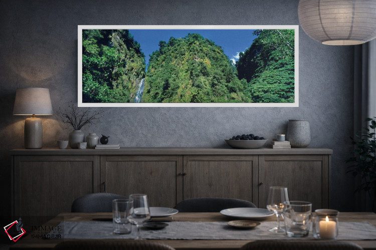 تابلو دکوراتیو Dominica, Caribbean" - "آبشار ترافلگار، دومینیکا، کارائ… اثر پانورامیک ایمجز - D3W