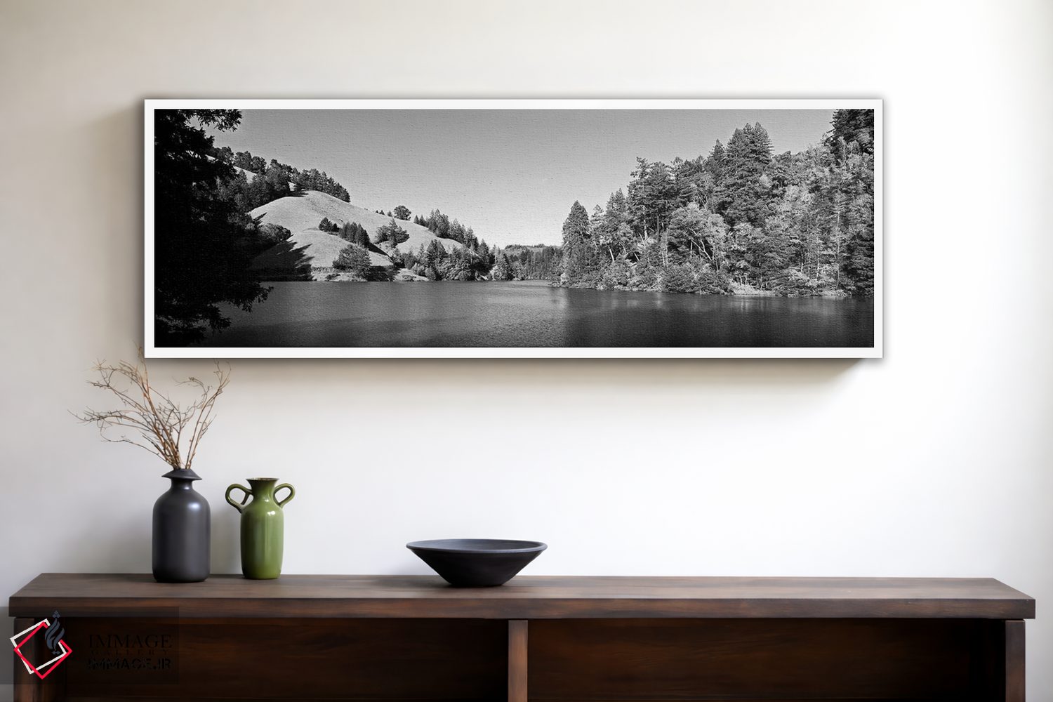 تابلو دکوراتیو Lake Lagunitas, Marin County, California, USA " - "درخت… اثر پانورامیک ایمجز - D1W