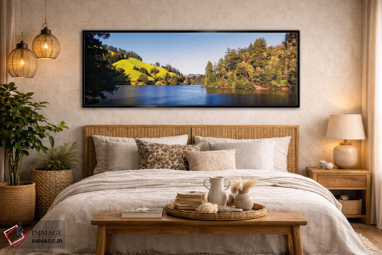 تابلو دکوراتیو Lake Lagunitas, Marin County, California, USA" - "درختا… اثر پانورامیک ایمجز - D5B