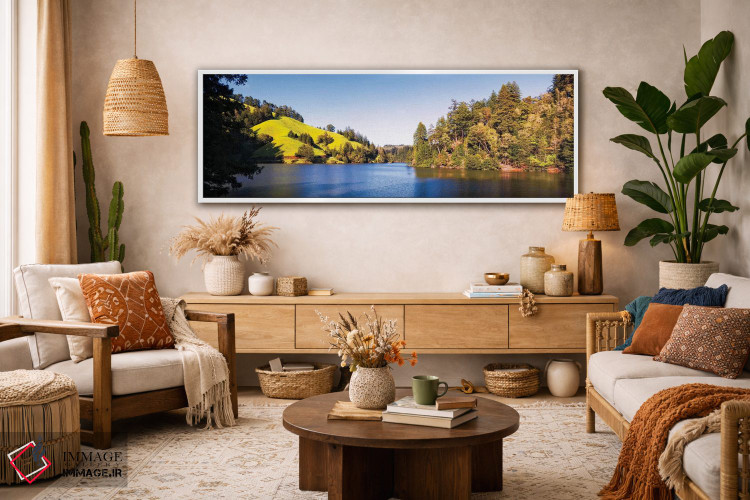 تابلو دکوراتیو Lake Lagunitas, Marin County, California, USA" - "درختا… اثر پانورامیک ایمجز - D4W