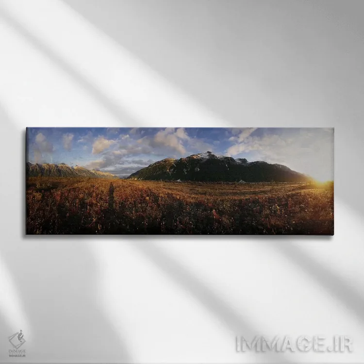 تابلو دکوراتیو Alsek River, British Columbia, Canada" - "نمایی از مناظ… اثر پانورامیک ایمجز - نمای روبهرو روی دیوار
