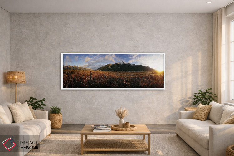 تابلو دکوراتیو Alsek River, British Columbia, Canada" - "نمایی از مناظ… اثر پانورامیک ایمجز - D4W