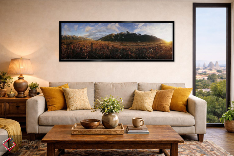 تابلو دکوراتیو Alsek River, British Columbia, Canada" - "نمایی از مناظ… اثر پانورامیک ایمجز - D6B