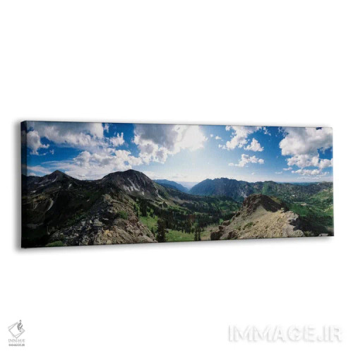 تابلو دکوراتیو Alta, Salt Lake County, Utah, USA" - "نمایی از دره با ر… اثر پانورامیک ایمجز - نمای پرسپکتیو محصول