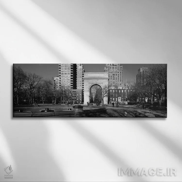 تابلو دکوراتیو Washington Square Park, Manhattan, New York City, USA"… اثر پانورامیک ایمجز - نمای روبهرو روی دیوار