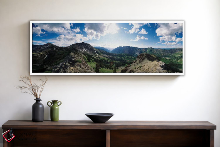 تابلو دکوراتیو Alta, Salt Lake County, Utah, USA" - "نمایی از دره با ر… اثر پانورامیک ایمجز - D1W