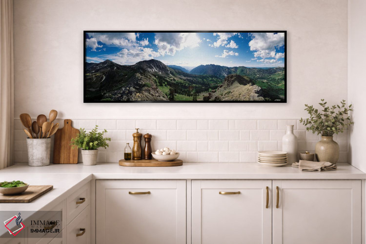 تابلو دکوراتیو Alta, Salt Lake County, Utah, USA" - "نمایی از دره با ر… اثر پانورامیک ایمجز - D3B