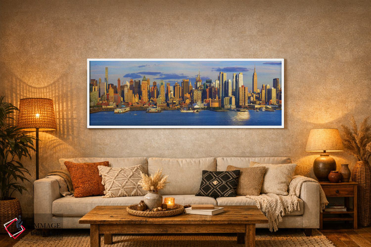 تابلو دکوراتیو New York City, New York State, USA II" - "نمایی از افق… اثر پانورامیک ایمجز - D5W
