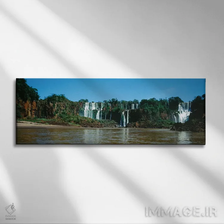 تابلو دکوراتیو Iguacu Falls, Iguacu National Park, Argentina I" - "آبش… اثر پانورامیک ایمجز - نمای روبهرو روی دیوار