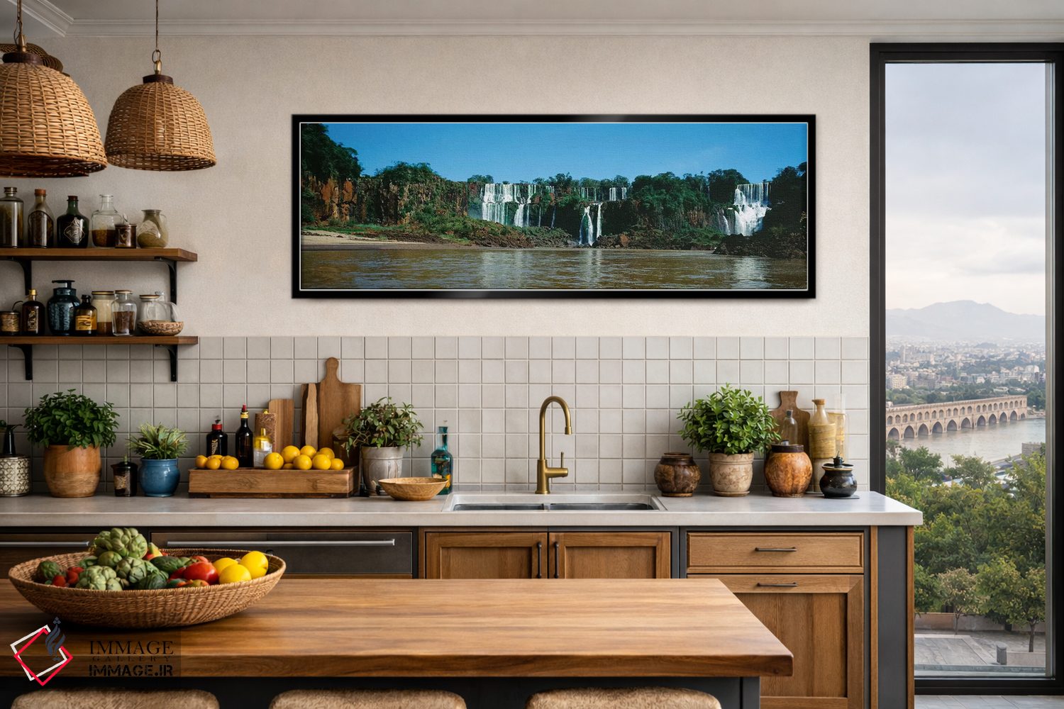 تابلو دکوراتیو Iguacu Falls, Iguacu National Park, Argentina I" - "آبش… اثر پانورامیک ایمجز - D3B
