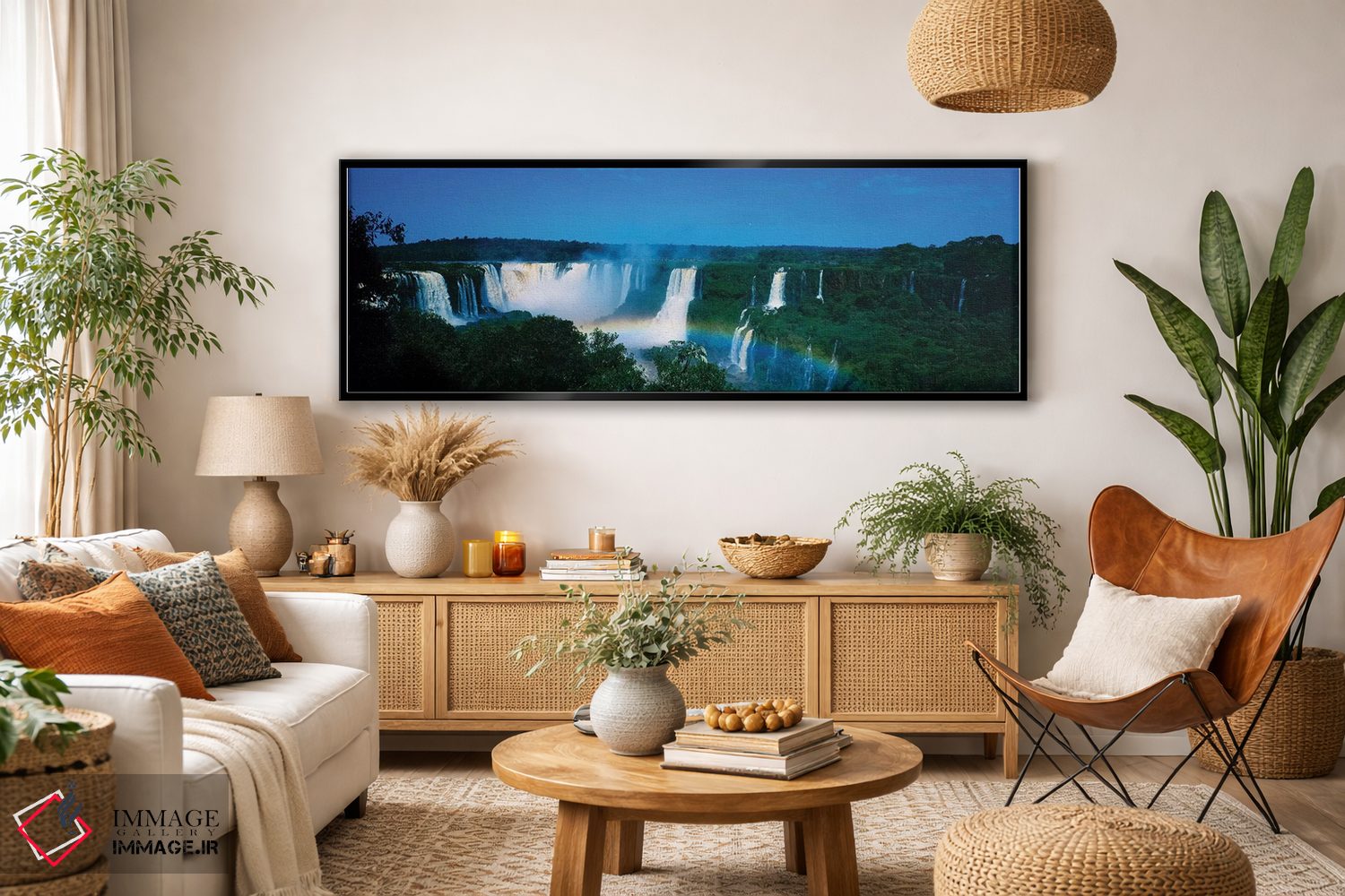 تابلو دکوراتیو Iguacu Falls, Iguacu National Park, Argentina II" - "آب… اثر پانورامیک ایمجز - D4B