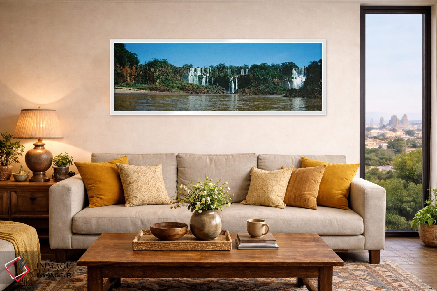 تابلو دکوراتیو Iguacu Falls, Iguacu National Park, Argentina I" - "آبش… اثر پانورامیک ایمجز - D5W