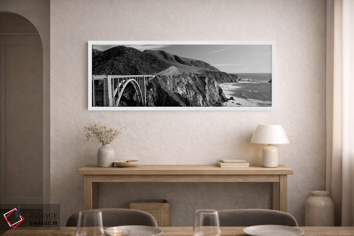 تابلو دکوراتیو "پل بیسبی کریک، بیگ سور، کالیفرنیا، ایالات متحده" اثر پانورامیک ایمجز - D2W
