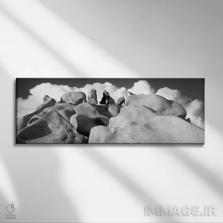 تابلو دکوراتیو "سنگ های بزرگ، لندز اند، کابو سان لوکاس، باخا کالیفرنیا… اثر پانورامیک ایمجز - نمای روبهرو روی دیوار