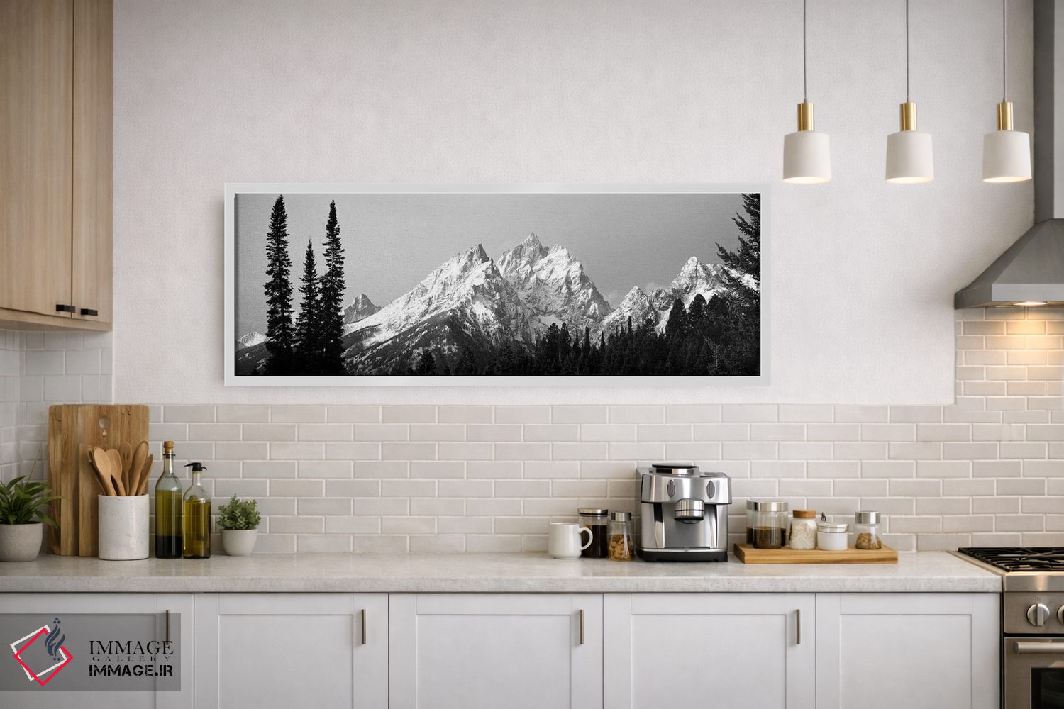 تابلو دکوراتیو "گروه کاتدرال، پارک ملی گرند تیتون، وایومینگ، ایالات مت… اثر پانورامیک ایمجز - D1W