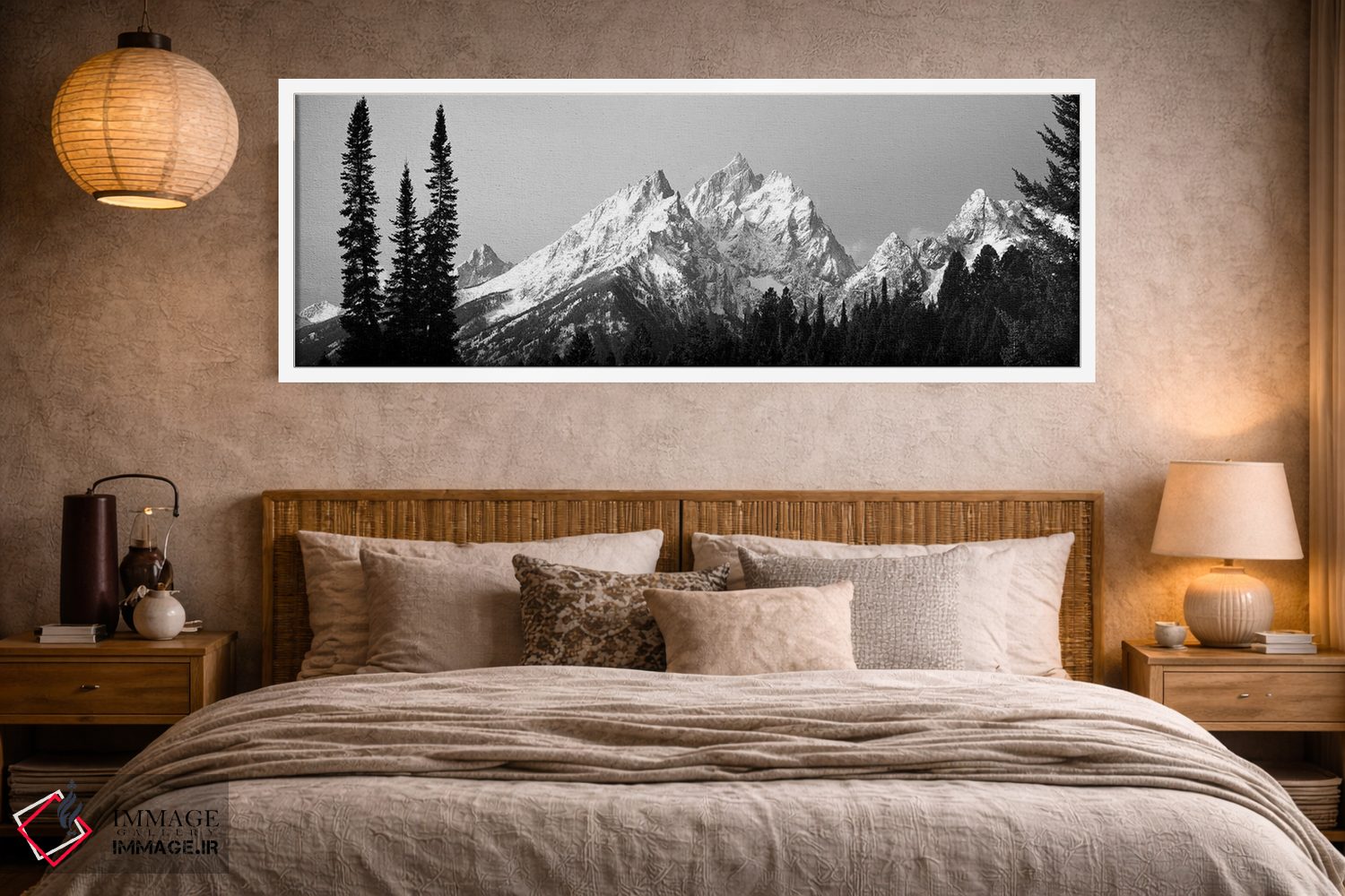 تابلو دکوراتیو "گروه کاتدرال، پارک ملی گرند تیتون، وایومینگ، ایالات مت… اثر پانورامیک ایمجز - D3W