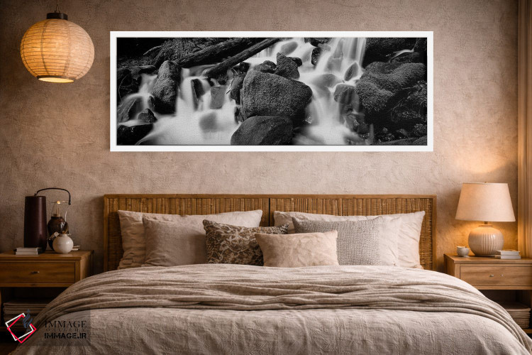 تابلو دکوراتیو "آبشار cascading در یک جنگل بارانی، پارک ملی المپیک، ای… اثر پانورامیک ایمجز - D4W