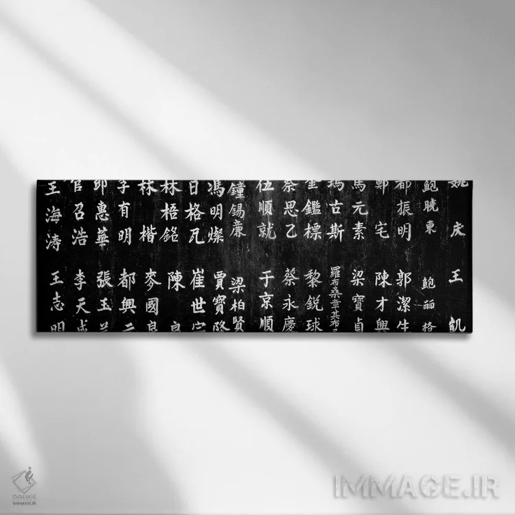 تابلو دکوراتیو "نمای نزدیک از ایزوگرام های چینی، پکن، چین" اثر پانورامیک ایمجز - نمای روبهرو روی دیوار