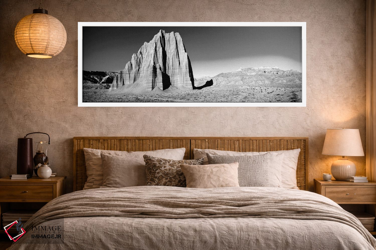 تابلو دکوراتیو "صخره در پارک ملی کاپیتول ریف در برابر آسمان آبی، یوتا… اثر پانورامیک ایمجز - D4W