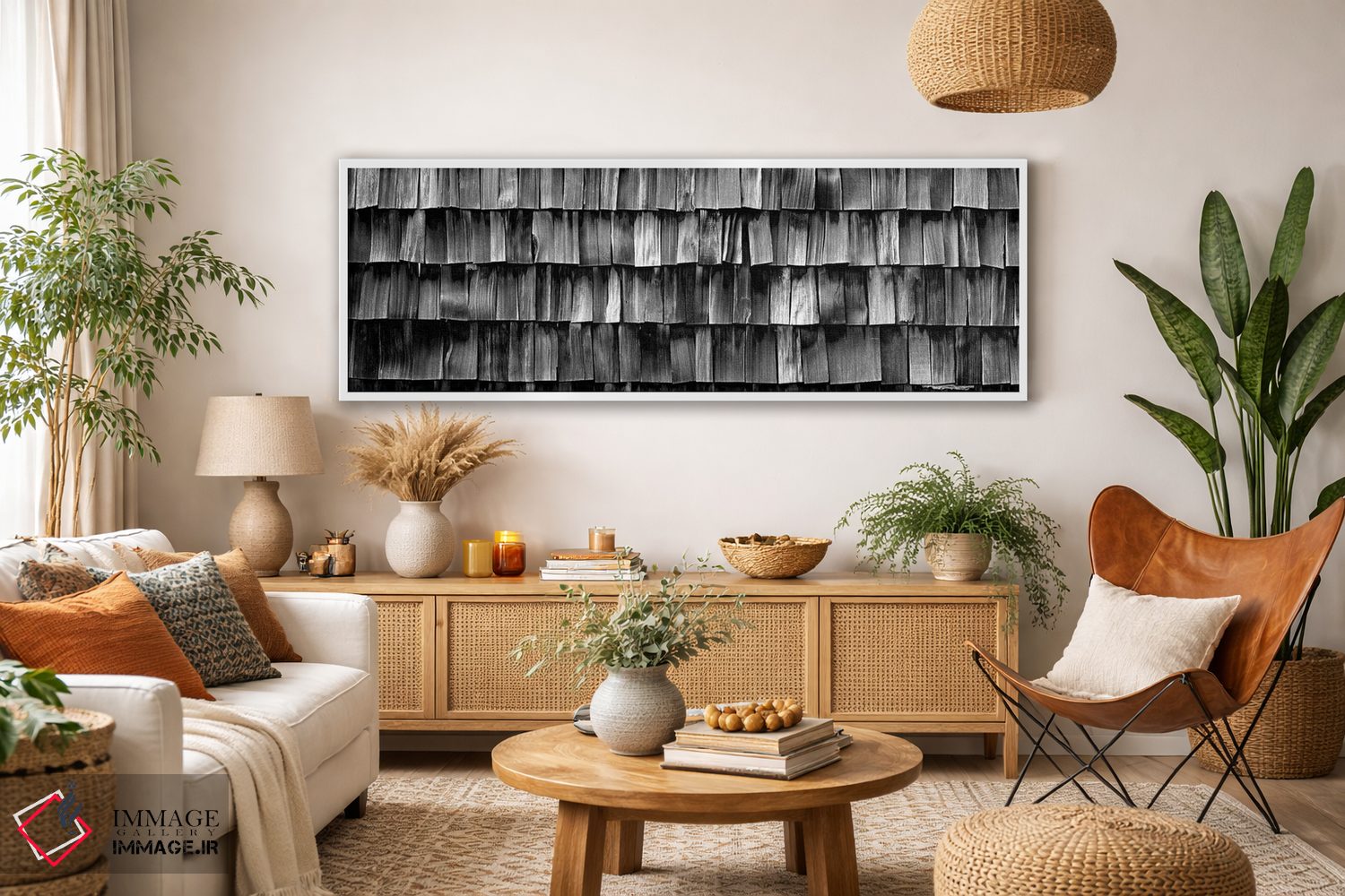 تابلو دکوراتیو "نمای نزدیک از تخته چوبی، لا کانر، ایالت واشینگتن، ایال… اثر پانورامیک ایمجز - D3W