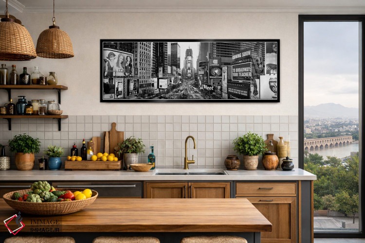 تابلو دکوراتیو "غروب، میدان تایمز، نیویورک سیتی، ایالت نیویورک، ایالات… اثر پانورامیک ایمجز - D5B