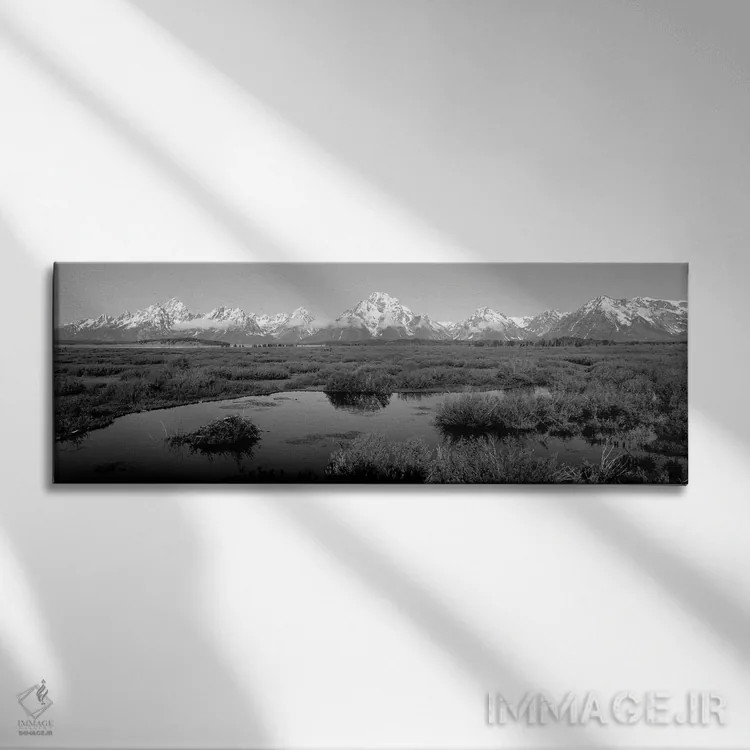 تابلو دکوراتیو "پارک گرند تیتون، وایومینگ، ایالات متحده ۱" اثر پانورامیک ایمجز - نمای روبهرو روی دیوار