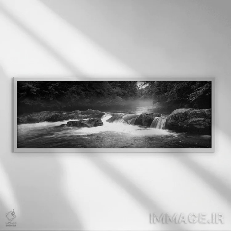 تابلو دکوراتیو "پارک ملی کوه های بزرگ دودی، رودخانه لیتل پیجون، رودی ک… اثر پانورامیک ایمجز - نمای قابدار سفید