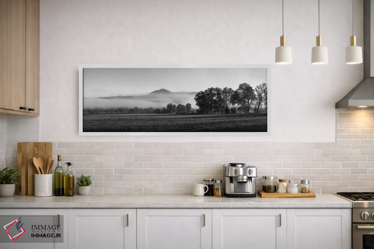 تابلو دکوراتیو "مه روی کوه، کادز کوو، پارک ملی کوه های بزرگ دودی، ایال… اثر پانورامیک ایمجز - D1W