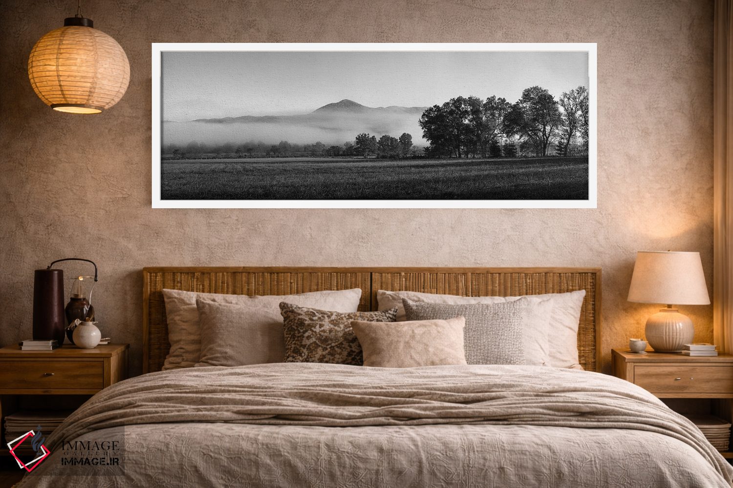 تابلو دکوراتیو "مه روی کوه، کادز کوو، پارک ملی کوه های بزرگ دودی، ایال… اثر پانورامیک ایمجز - D4W