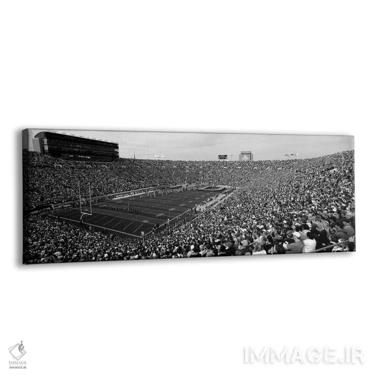 تابلو دکوراتیو "نمای بلند از یک استادیوم فوتبال پر از تماشاگران، ورزشگ… اثر پانورامیک ایمجز - نمای پرسپکتیو محصول