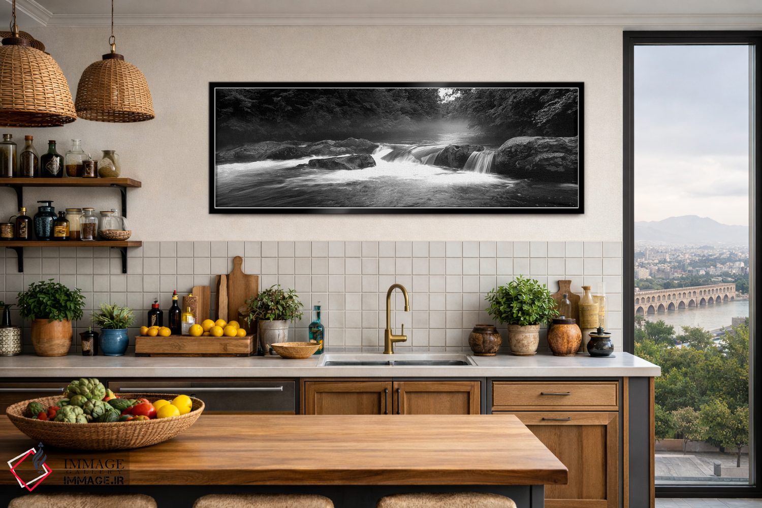 تابلو دکوراتیو "پارک ملی کوه های بزرگ دودی، رودخانه لیتل پیجون، رودی ک… اثر پانورامیک ایمجز - D5B